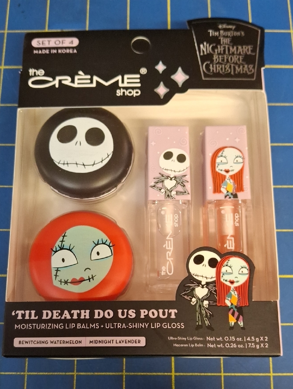The Crème Shop x The Nightmare Before Christmas Lip Set NWT